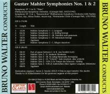 Gustav Mahler (1860-1911): Symphonien Nr.1 &amp; 2, 2 CDs