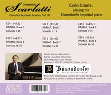 Domenico Scarlatti (1685-1757): Klaviersonaten Vol.3, 6 CDs