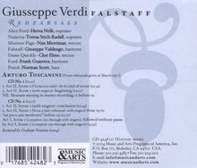 Arturo Toscanini probt Verdis Falstaff, 2 CDs