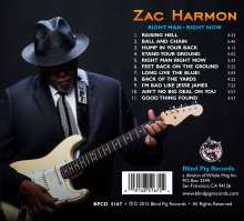 Zac Harmon: Right Man Right Now, CD