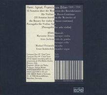 Heinrich Ignaz Biber (1644-1704): Rosenkranz-(Mysterien-)Sonaten Nr.1-16, 2 CDs