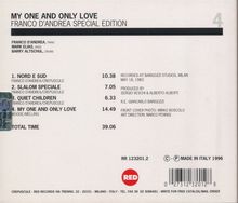 Franco D'Andrea (geb. 1941): My One And Only Love, CD