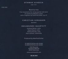 Othmar Schoeck (1886-1957): Notturno f.Stimme &amp; Streichquartett op.47, CD