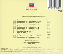 Wolfgang Amadeus Mozart (1756-1791): Violinkonzerte Nr.1-7, 3 CDs