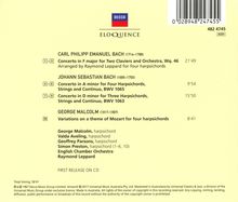 Johann Sebastian Bach (1685-1750): Cembalokonzerte BWV 1063 &amp; 1065, CD