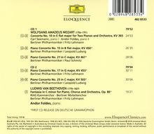 Wolfgang Amadeus Mozart (1756-1791): Klavierkonzerte Nr.10,15,17,21,25, 2 CDs