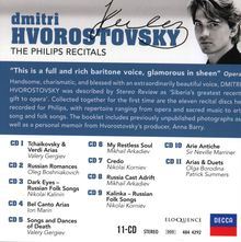 Dmitri Hvorostovsky - The Philips Recitals, 11 CDs