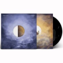 Die Texte "Tony Ann" und "Icarus" sind auf einem Albumcover in lila, mit Kreis und Wolkenmotiv abgebildet.