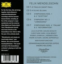 "FELIX MENDELSSOHN CD 1–2 Paulus CD 3–4 Elias CD 5 Symphonies Nos. 1 & 3 CD 6 Symphony No. 2 CD 7 Symphonies Nos. 4 & 5"