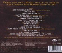 Champion Jack Dupree &amp; TS McPhee: 1967 Blue Horizon Session, CD