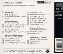 Dallas Wind Symphony - Fennell Favorites, CD
