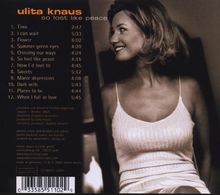 Ulita Knaus (geb. 1969): So Lost Like Peace, CD