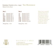 Frederic Chopin (1810-1849): Mazurken Nr.1-57, CD