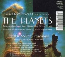 Gustav Holst (1874-1934): The Planets op.32 für Orgel, CD