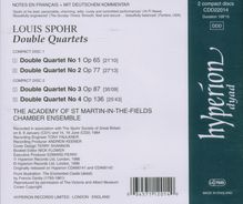 Louis Spohr (1784-1859): Doppelquartette Nr.1-4 (opp.65,77,87,136), 2 CDs