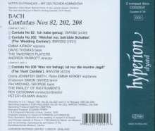 Johann Sebastian Bach (1685-1750): Kantaten BWV 82,202,208, 2 CDs