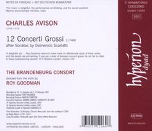 Charles Avison (1709-1770): Concerti nach D.Scarlatti Nr.1-12, 2 CDs