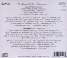 Robert Schumann (1810-1856): Sämtliche Lieder Vol.8, CD