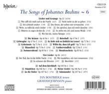 Johannes Brahms (1833-1897): Sämtliche Lieder Vol.6, CD