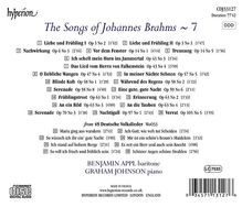 Johannes Brahms (1833-1897): Sämtliche Lieder Vol.7, CD