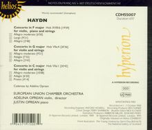 Joseph Haydn (1732-1809): Violinkonzerte H7a Nr.1 &amp; 4, CD