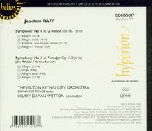 Joachim Raff (1822-1882): Symphonien Nr.3 &amp; 4, CD