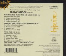 Frank Bridge (1879-1941): Klaviertrios Nr.1 &amp; 2, CD