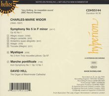 Charles-Marie Widor (1844-1937): Orgelsymphonie Nr.5, CD