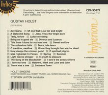 Gustav Holst (1874-1934): Partsongs, CD