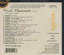 Cecile Chaminade (1857-1944): Klavierwerke Vol.1, CD