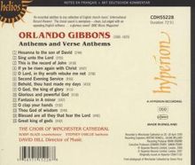 Orlando Gibbons (1583-1625): Anthems und Verse Anthems, CD