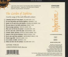 Höfische Lieder des frühen 15.Jahrhunderts - "The Garden of Zephirus", CD