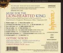 Musik zur Krönung Richard I am 3.9.1189, CD