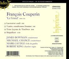 Francois Couperin (1668-1733): Lecons de Tenebres, CD