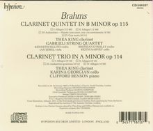 Johannes Brahms (1833-1897): Klarinettentrio op.114, CD