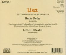 Franz Liszt (1811-1886): Sämtliche Klavierwerke Vol.16, CD