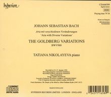 Johann Sebastian Bach (1685-1750): Goldberg-Variationen BWV 988, CD