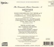 Nikolai Medtner (1880-1951): Klavierkonzert Nr.1, CD