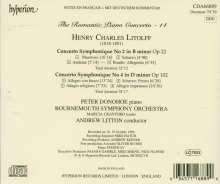 Henry Litolff (1818-1891): Concertos Symphoniques Nr.2 &amp; 4 für Klavier &amp; Orchester, CD