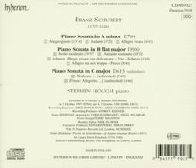 Franz Schubert (1797-1828): Klaviersonaten D.613,784,960, CD