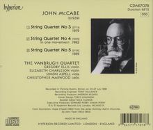 John McCabe (1939-2015): Streichquartette Nr.3-5, CD