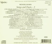 Felix Mendelssohn Bartholdy (1809-1847): Lieder Vol.2, CD