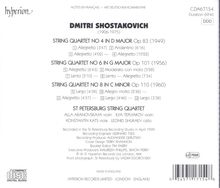 Dmitri Schostakowitsch (1906-1975): Sämtliche Streichquartette Vol.2, CD