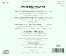 Dmitri Schostakowitsch (1906-1975): Streichquartette Nr.5,7,9, CD