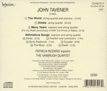 John Tavener (1944-2013): Diodia für Streichquartett, CD