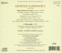 Leopold Godowsky (1870-1938): Klaviersonate e-moll "Grand Sonata", CD
