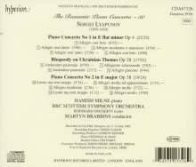 Sergei Lyapunov (1859-1924): Klavierkonzerte Nr.1 &amp; 2 (op.4 &amp; 38), CD