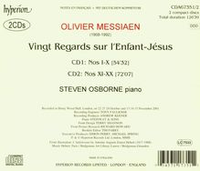 Olivier Messiaen (1908-1992): Vingt Regards sur l'Enfant Jesus, 2 CDs