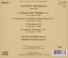 Olivier Messiaen (1908-1992): Visions de l'Amen für 2 Klaviere, CD