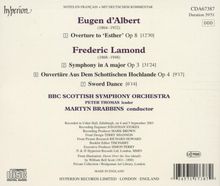 Frederic Lamond (1868-1948): Symphonie op.3 A-Dur, CD